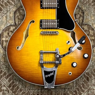 Eastman T486B-GB Deluxe Thinline Electric Guitar w/ Bigsby, Case, Setup #0818 image 1