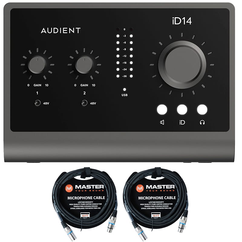Audient iD14 MKII 10-In / 6-Out USB-C Audio Interface