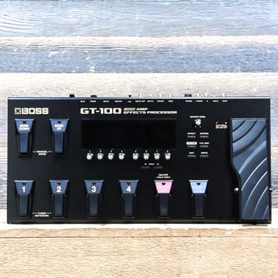 Reverb.com listing, price, conditions, and images for boss-gt-100-amp-effects-processor