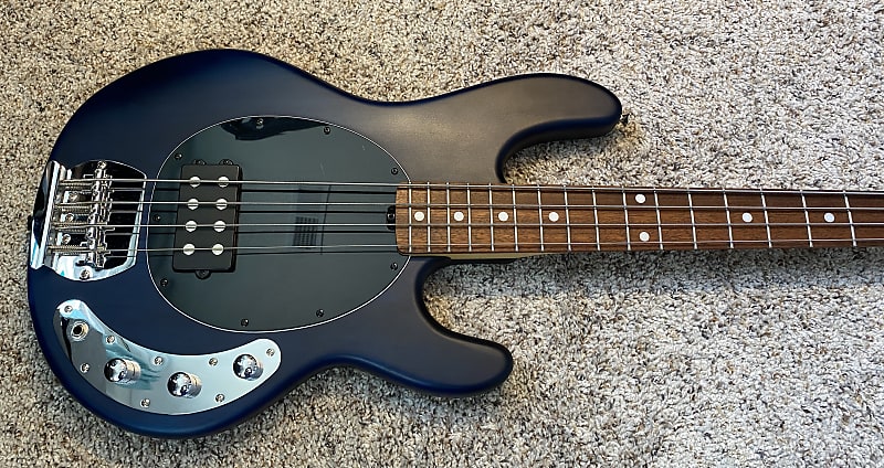 Sterling By Music Man S.U.B. Series StingRay Transparent Blue | Reverb