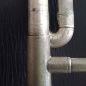 Wurlitzer Lyric 1800's Silver plated Trumpet w/ original case - In Very Good condition! image 5