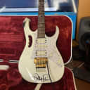 Ibanez Ibanez JEM7VWH Steve Vai signature 6 string guitar(Autographed) 2005 White