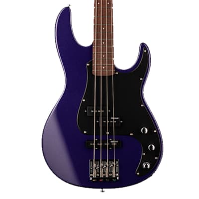 ESP LTD AP-204 Bass Guitar - Dark Metallic Purple image 3