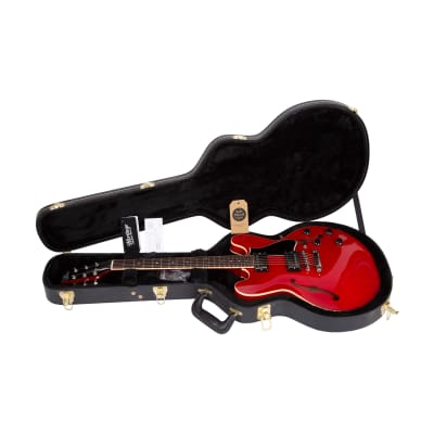 2021 Heritage Standard H-535 Semi-Hollow Electric Guitar with Case, Trans Cherry, AL17602 image 9