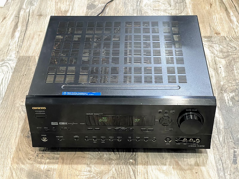 Onkyo TXSR700 AV Receiver 5.1 Surround Sound Channels Black Reverb