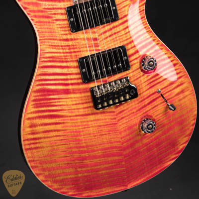 PRS Eddie's Guitars Wood Library Custom 24 Brazilian FB/Rosewood Neck - Blood Orange image 6