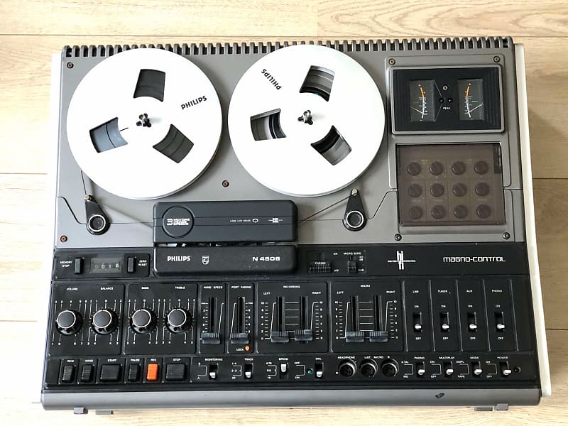 Vintage 1977 Philips N4506 Reel to reel tape player/recorder,great item image 1