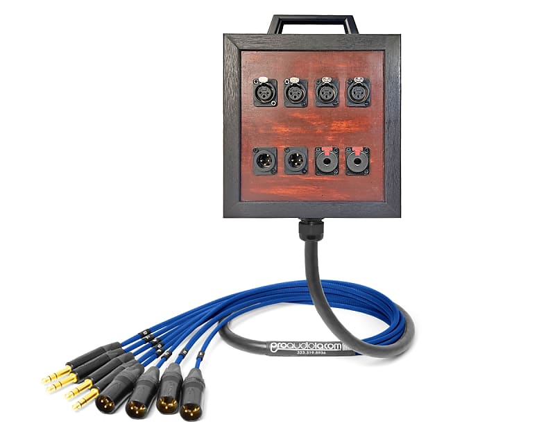 8Channel Wooden Studio Wall Box / Stage Box Mogami 2932 & Reverb