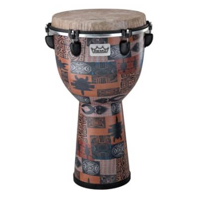 Remo Apex Djembe Drum Red Kinte 12 Inch image 3