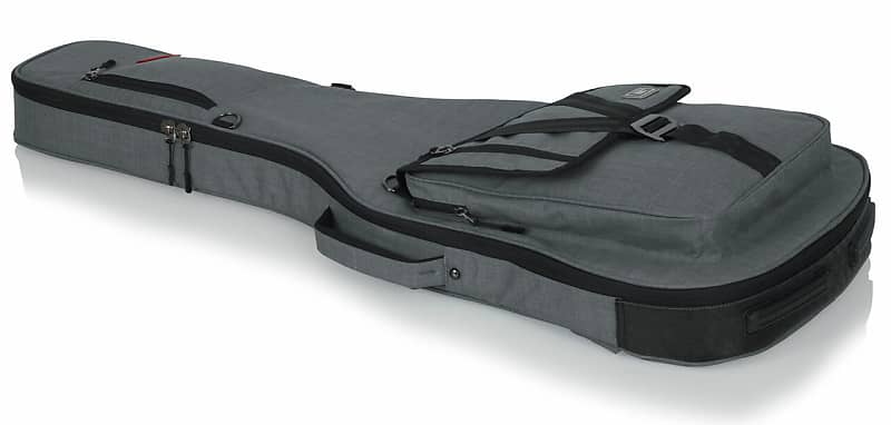 Gator Transit Series Electric Guitar Gig Bag with Light Grey Exterior image 1