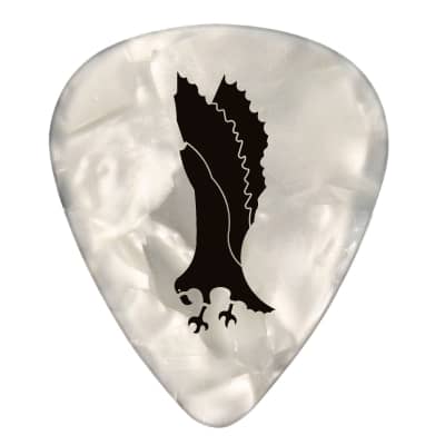 Paul Reed Smith PRS White Pearloid Celluloid Guitar Picks (12) – Thin image 2