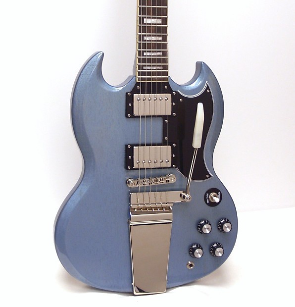 Epiphone sg custom pelham blue hot sale