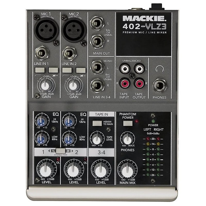 Mackie 402-VLZ3 4-Channel Mic / Line Mixer image 1