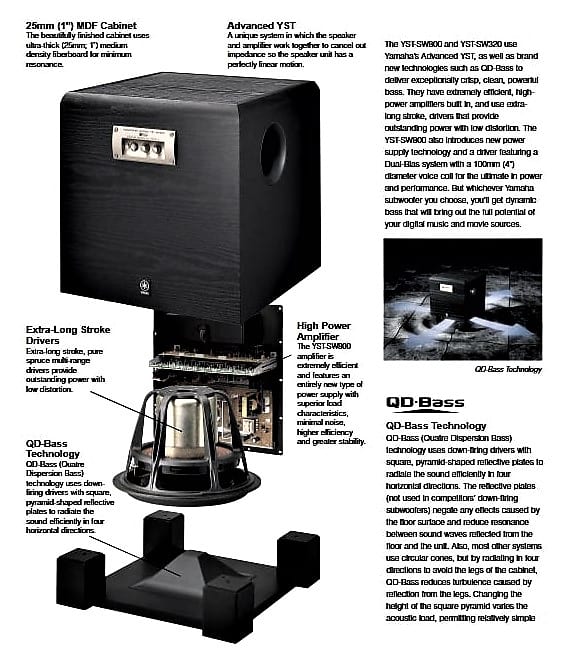 YST-SW800オーディオ機器 - スピーカー