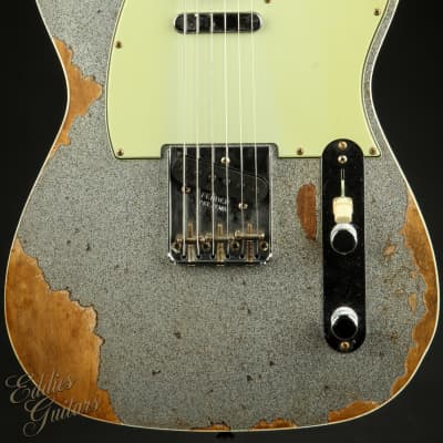 Fender Custom Shop 1960 Telecaster Custom Heavy Relic - Silver Sparkle image 2