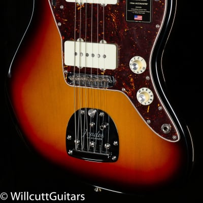 Fender American Vintage II 1966 Jazzmaster Rosewood Fingerboard 3-Color Sunburst (277) for sale