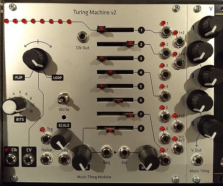 Music Thing Modular Turing Machine + Volts 2020 Aluminum image 1