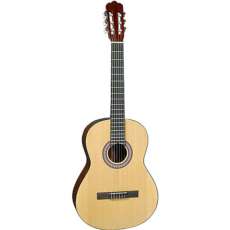 J. Reynolds JRC10 Concert Classical Acoustic Guitar, Natural Reverb