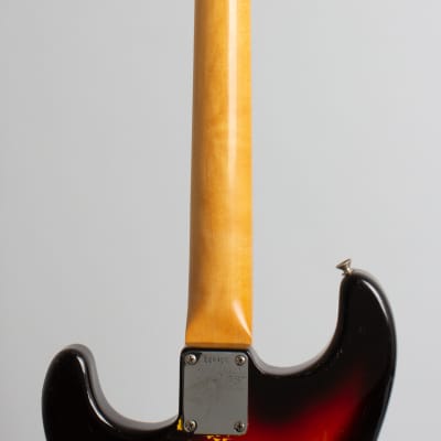 Fender  Stratocaster Solid Body Electric Guitar (1963), ser. #L20428, blonde tolex hard shell case. image 9