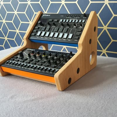 Roland Aira Compact S1 J6 T8 E4 - Oak Veneer Stand from Synths And Wood image 5