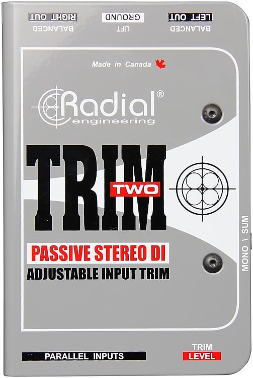 Radial Trim-Two 2-channel Passive A/V Direct Box image 1