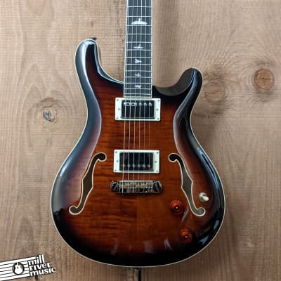 Paul Reed Smith PRS SE Hollowbody II Electric Guitar Black Gold Sunburst w/ HSC image 1