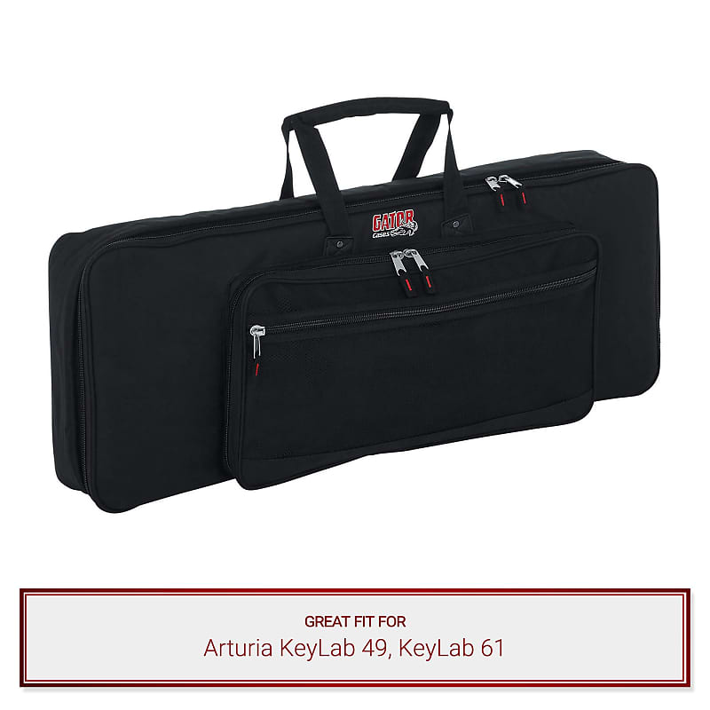 Gator Keyboard Case fits Arturia KeyLab 49, KeyLab 61 Reverb