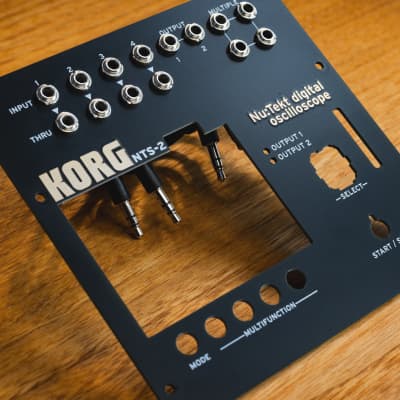 NTS-2 Eurorack Conversion Faceplate Kit for Korg Nu:Tekt digital Oscilloscope (Black) image 5