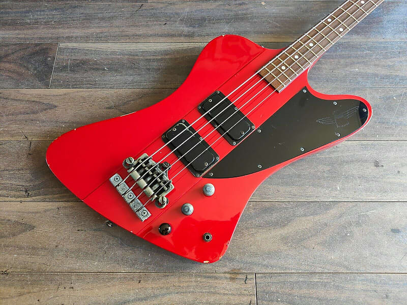 1990 Greco Japan TB-70 Thunderbird Bass (Red) | Reverb Deutschland