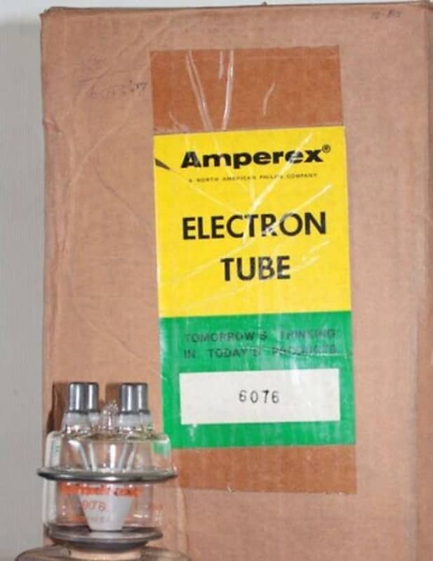 6076 QBL5 / 3500 AMPEREX ELECTRON TUBE NEW IN ORIGINAL BOX Reverb