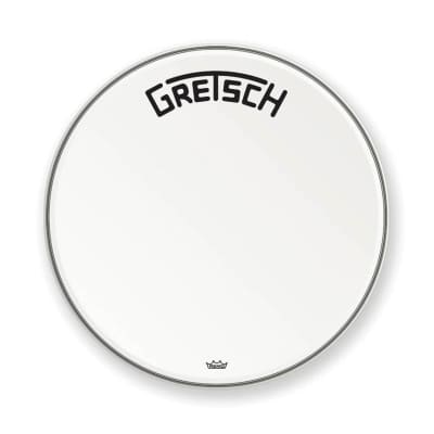 Gretsch 24" Bass Drum Head - Broadkaster Logo - GRDHCW24B
