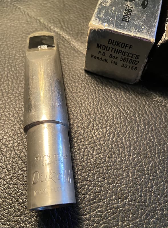 Dukoff Super power chamber D8 Tenor saxophone mouthpiece Reverb