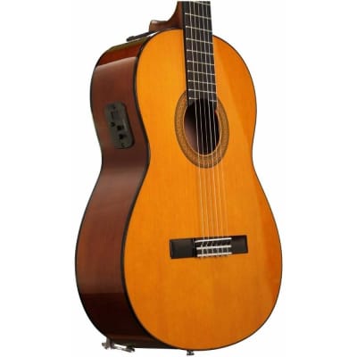 Yamaha CGX102 Classical Acoustic/Electric Guitar - Natural Finish image 11