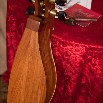 Roosebeck DMCRT4 Mountain Dulcimer 4String Cutaway Upper Bout F-Holes Scrolled Pegbox w/Pick & Toner image 8