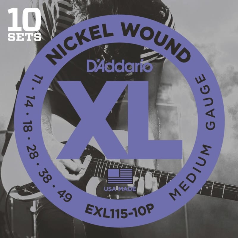 Photos - Strings DAddario D'Addario EXL115-10P 