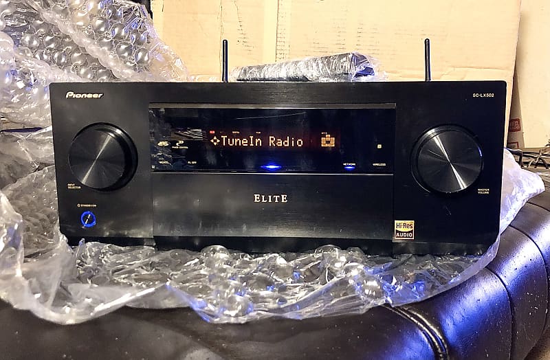 Pioneer SC-LX502 7.2 Channel 4K Ultra HD A/V Receiver w/Bluetooth, ATMOS,  DTS:X, Chromecast, Phono, Class D3 Amp+Remote *NICE!* Works Great!