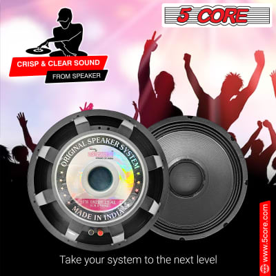 5Core 18 inch Subwoofer Replacement DJ Speaker Sub Woofer Loud FR 18 220 17 AL image 11