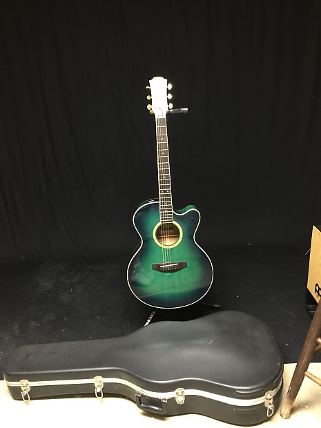 YAMAHA CPX-8 SY アコースティックギター　グリーン　サンバースト YAMAHA CPX-8 SY アコースティックギター グリーン サンバースト