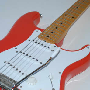 Fender Stratocaster Hank Marvin Signature 1996 Fiesta Red made in Japan reissue 57 image 5