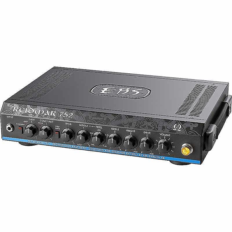 EBS Reidmar 752 Lightweight Class D Bass Amp Head - 750 Watt image 1