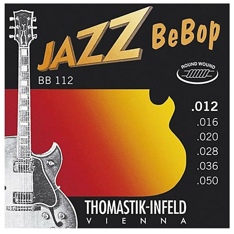 Thomastik-Infeld Jazz BeBop Acoustic/Electric Jazz Guitar Strings Light 12 - 50 image 1