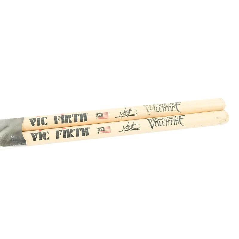Moose Thomas Signature Drum Sticks Owned by Bullet For My Valentine