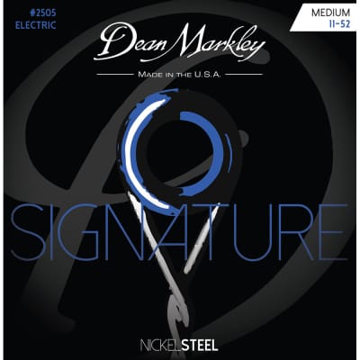 Dean Markley Medium 11-52 NickelSteel Electric Signature Series String Set for sale