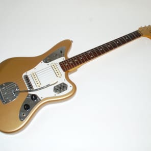 ギター Fender Jaguar JG-66 \"Shoreline Gold\" Fender Jaguar Japan 2002 Shoreline Gold CIJ JG66 85 | Reverb