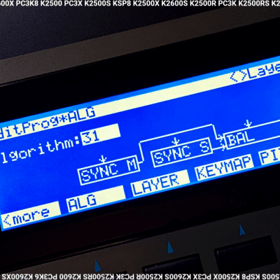 Graphic Display Upgrade - Kurzweil K2500 K2600 K2661 KSP8 RSP8 PC3 PC361