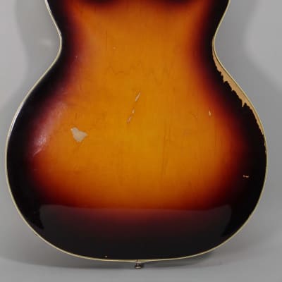 1966 Guild Starfire IV Sunburst Finish Electric Guitar w/OHSC image 11