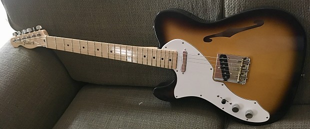 Thinline telecaster left outlet handed
