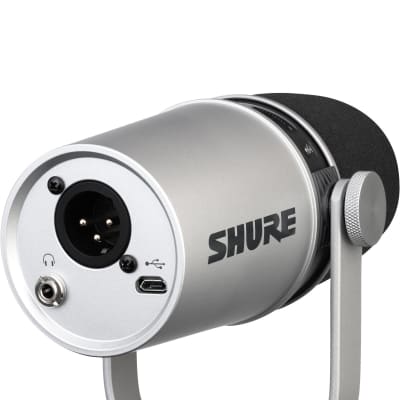 Shure MV7 Podcast Microphone - Silver | Reverb