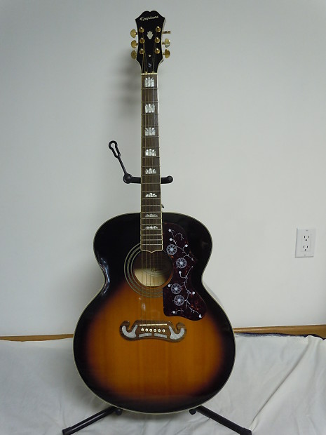 Epiphone EJ-200/VS Vintage Sunburst Acoustic Guitar in