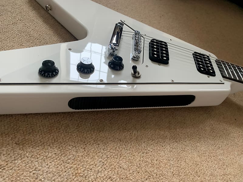 Epiphone Flying V in white 2003 | Reverb